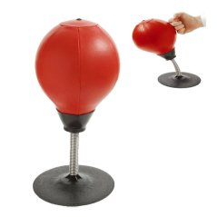 Gdeal Stress Relief Desktop Punching Ball with Strong Suction Cup Stress Buster Speed Bag Withstanding Crosses Hooks Office Toys For Adult Stress Ball With Pump
