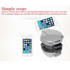 Gdeal Auto Hamburger Machine Bread Maker Breakfast Meal Barbecue Stove
