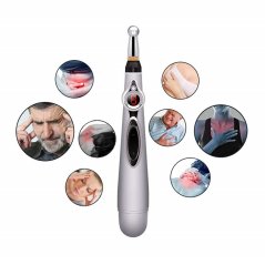 Gdeal Electronic Acupuncture Pen Electronic Meridian Energy Massager Pain Relief Therapy Heal Massage Pen Healthy Tool (W-912)