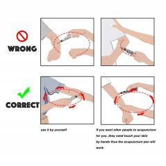 Gdeal Electronic Acupuncture Pen Electronic Meridian Energy Massager Pain Relief Therapy Heal Massage Pen Healthy Tool (W-912)