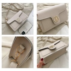 Gdeal Korean Women PU Leather Casual Leisure Sling Bag Shoulder Crossbody Style Messenger Bag