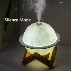 Moon Light Humidifier USB Night Light Bedroom Desktop Planet Light Air Purifier