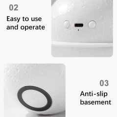 Moon Light Humidifier USB Night Light Bedroom Desktop Planet Light Air Purifier