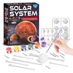 Gdeal Solar System Space Early Education Model DIY Handmade Painted Coloring Children Educational Toys