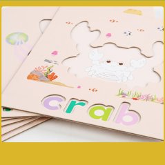 Gdeal Children Educational Toys Letter Matching Spelling Puzzles Word Games English Letter Cognitions