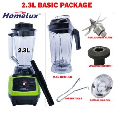 Hometech2u Homelux Commercial Blender Heavy Duty Blender 1500Watt HCB-1500 HCB-1100 Ice Blender