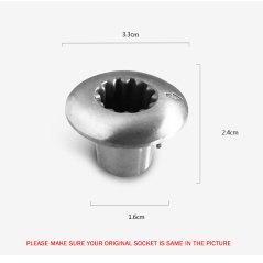 Hometech2u 767 Heavy Duty blender Blade Lower Connector Socket knife for The Baker Spare Parts Accessories