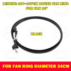 Hometech2u Universal Fan Guard Ring 12" 16" Round Circle Fan Cover Ring bingkai kipas Spare Parts Accessories Replacement