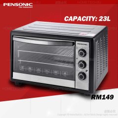 Hometech2u Pensonic Electric Oven (23L) PEO-2305