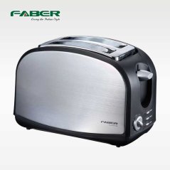 Faber FT203SS 2-Slice Stainless Steel Elegant Toaster