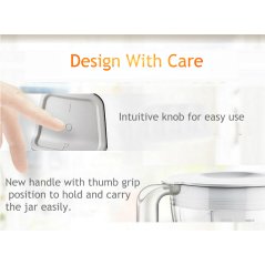 Philips Blender HR2056 (350W, white) 1.25L Plastic Jar with Mill
