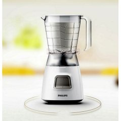 Philips Blender HR2056 (350W, white) 1.25L Plastic Jar with Mill