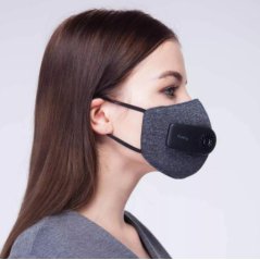 شاومي كمامة بيورلي لتنقية الهواء مضادة للغبار والتلوث PM2.5 (رمادي)
