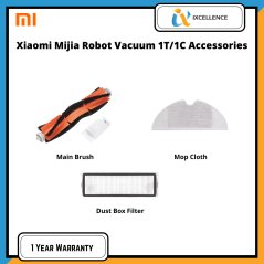 Jomz [IX] Xiaomi Mijia Robot Vacuum 1T / 1C Accessories