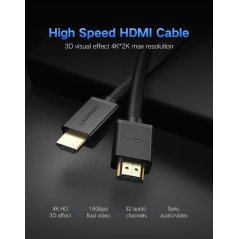 UGreen (10106) 1 Meter 4K HDMI 2.0 HDMI Male to Male Adapter 3D