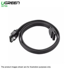 Ugreen 6.0 GBPS Sata III 3.0 Black Cable - 50CM