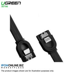 Ugreen 6.0 GBPS Sata III 3.0 Black Cable - 50CM