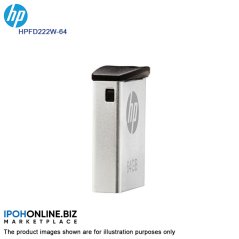 HP Flash Drive 64GB V222W Metal Silver USB 2.0 (HPFD222W-64)