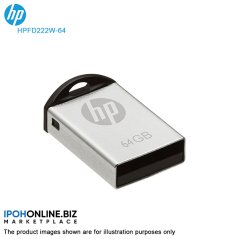 HP Flash Drive 64GB V222W Metal Silver USB 2.0 (HPFD222W-64)