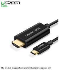 UGreen (50503) 1.5 Meter Type C To HDMI Cable with 4Kx2K@30Hz, 1080P@