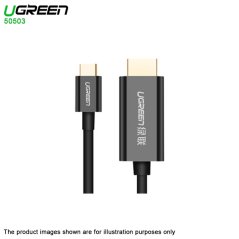 UGreen (50503) 1.5 Meter Type C To HDMI Cable with 4Kx2K@30Hz, 1080P@