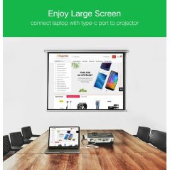 UGreen (50503) 1.5 Meter Type C To HDMI Cable with 4Kx2K@30Hz, 1080P@
