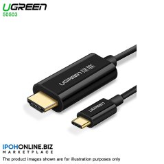 UGreen (50503) 1.5 Meter Type C To HDMI Cable with 4Kx2K@30Hz, 1080P@