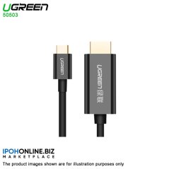 UGreen (50503) 1.5 Meter Type C To HDMI Cable with 4Kx2K@30Hz, 1080P@