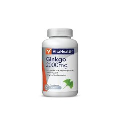VitaHealth Ginkgo to Improve Blood Circulation 2000mg