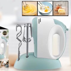 Gdeal Mini Stand Electric Egg Beater Home Baking Small Handheld Household Cake Cream Whisk