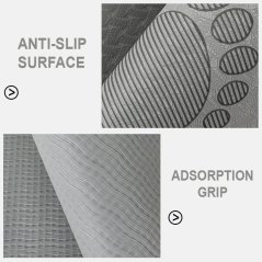 Gdeal Yoga Mat Shock Absorption With Thickened Nonslip For Indoor Home Sports Fitness Carpet