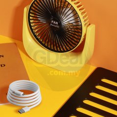 Desktop Mini Fan Portable USB Circulating Fan Home Dormitory Windy Table Fan