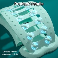 Adjustable Lumbar Spine Waist Stretcher Cervical Spine Massager Yoga Waist Support