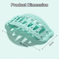 Adjustable Lumbar Spine Waist Stretcher Cervical Spine Massager Yoga Waist Support