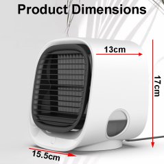 Gdeal Mini Air Cooler Humidification USB Fan Portable Desktop Office Home Air Conditioner Fan