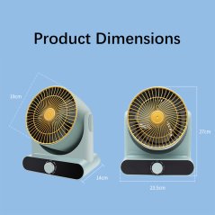 Household Portable Air Circulation Fan Electric Office Student Desktop Fan