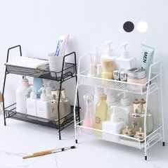 Gdeal GTE 2 Layer Iron Cosmetic Storage Rack Desktop Storage Multifunctional Rack