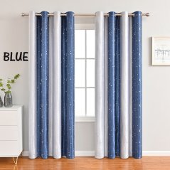Gdeal GTE Living Room Curtains Sunscreen UV Protection High Precision Full Shading Blackout Curtain (100cm x 150cm)
