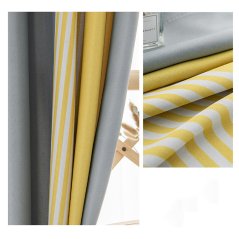 Gdeal GTE 1pcs Full Blackout Cloth Ring Curtain Bedroom Living Room Full Shade Curtains (100cm x 250cm)