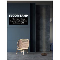 شاومي مصباح أرضي إبداعي LED عمودي (ضوء دافئ)