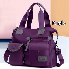 Gdeal Korean Style Ladies One Shoulder Nylon Bag Portable Messenger Bag Multi Pocket Mommy Bag