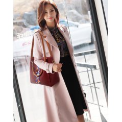 Gdeal 4-In-1 Korean Style Elegant Women Fashion PU Leather Medium Tote Bag Shoulder Bag Handbags Set (RYL-214)
