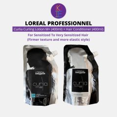 Loreal Curlia Curling Perm Lotion (400ml) + Hair Conditioner (400ml)