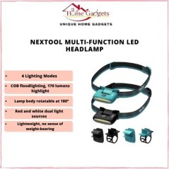 NexTool Multi Functional HeadLamp (NE20004/NE20005) (Black - Blue)