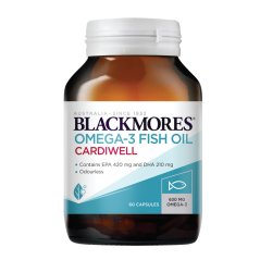Blackmores Omega Cardiwell Omega 3 Fish Oil 60's