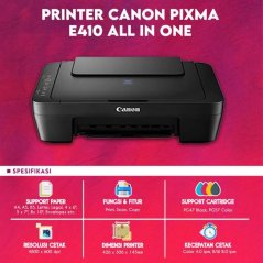 [Ix] Canon Pixma E410 Ink Efficient All-In-One Printer