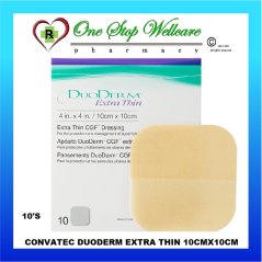 Convatec Duoderm Extra Thin 10cmx10cm 10's (Exp:04/2027)