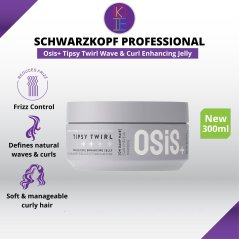 Schwarzkopf Osis+ Tipsy Twirl Wave & Curl Enhancing Jelly - 300ml