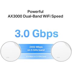 Tp-Link Deco X50-PoE (2-Pack) AX3000 Whole Home Mesh Wi-Fi 6 System