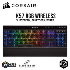 CORSAIR K57 RGB Wireless Gaming Keyboard Steampunk Bluetooth or Wired